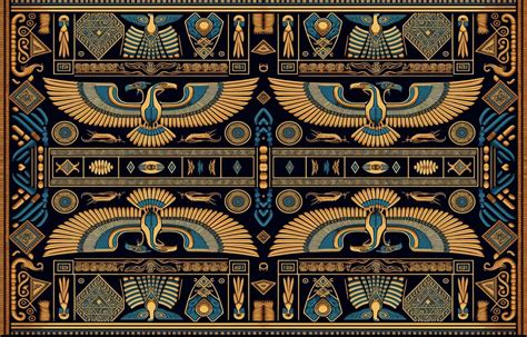 metallic gold infused ancient egyptian fabric|Golden Ancient Egypt Pattern 10 Fabric.